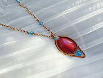 Náhrdelníky - Drôtikovaný náhrdelník - 16229099_