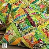 Úžitkový textil - Patchworkový polštář – udělejme si už jaro - 16229255_