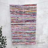 Úžitkový textil - Ručne tkaný koberec, multifatebný č.1, 60x160cm - 16231029_