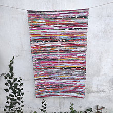 Úžitkový textil - Ručne tkaný koberec, multifatebný č.3, 60x 155 cm - 16231066_