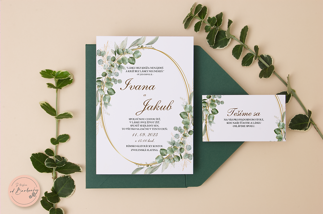 Svadobné oznámenie C#30