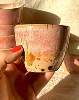 Nádoby - Espresso - Romance in pink - 16232346_