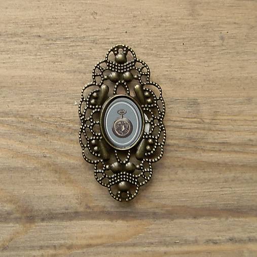 Polotovary - Kovový rámik staromosadz-RM045 - 5cmx3cm - 16231746_