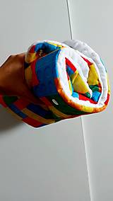 Detský textil - Výpredaj - rukávnik s minky LEGO - 16233371_