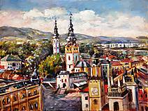 Obrazy - Banská Bystrica - pohľad zhora - 16234460_