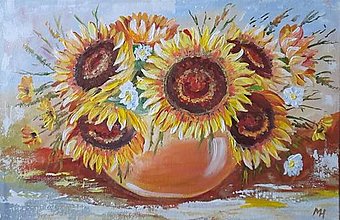 Obrazy - Sunflower 27 x 40,5 cm - 16234932_