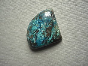 Minerály - Kabošon - chrysokol 20 mm, č.14f - 16235568_