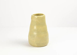 Dekorácie - Keramická váza Slnečná Žltá - 16235756_