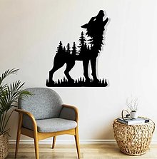 Dekorácie - Vlk volanie divočiny - dekorácia na stenu - 16237647_