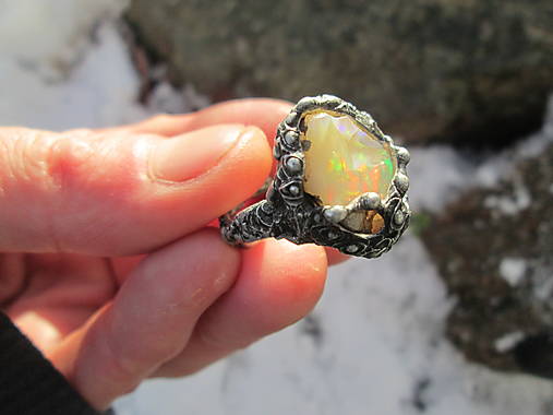 Prstene - Prsten ,, Zrcadlo osudu " - 16236001_