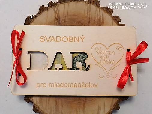 Papiernictvo - Drevená svadobna obalka pre mladomanželov_  typ 6 - 16236486_