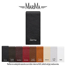 Peňaženky - Dámska kožená peňaženka malá MARIMA  (Čierna) - 16237805_