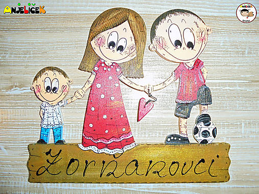 Tabuľky - Menovka - rodinka - 16239819_