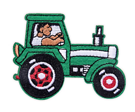Galantéria - Nažehľovačka Zelený traktor (NZ420) - 16240936_