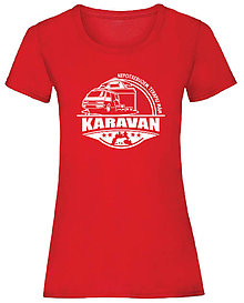 Topy, tričká, tielka - Karavan dámske (XL - Červená) - 16241408_