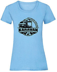 Topy, tričká, tielka - Karavan dámske (XL - Modrá) - 16241418_