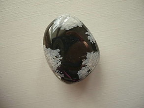 Minerály - Troml. - obsidián vločkový 29 mm, č.8 - 16240777_