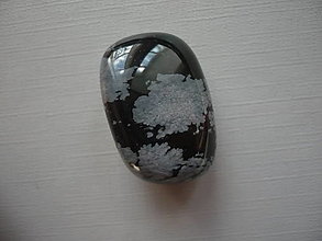 Minerály - Troml. - obsidián vločkový 29 mm, č.20 - 16240828_