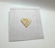 Papiernictvo - Pohľadnica ... srdce v záplate - 16243899_