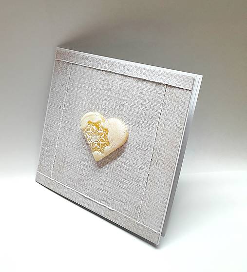 Papiernictvo - Pohľadnica ... srdce v záplate - 16243894_