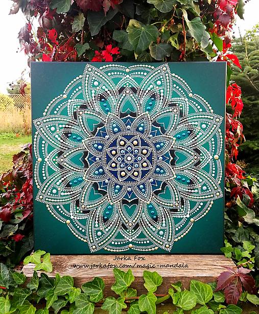 Obrazy - MANDALA ZDRAVIA na podporu UZDRAVENIA,LIEČIVÁ MANDALA,vysokovibračný energetický obraz - 16243747_