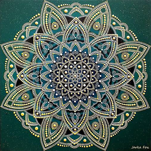 Obrazy - MANDALA ZDRAVIA a ROVNOVÁHY DUŠE a TELA❤️vysokovibračný energetický obraz - 16243774_