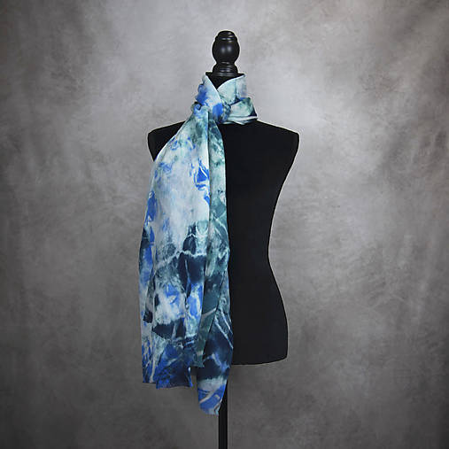 Šály a nákrčníky - Unikátny zimný šál z Merino vlny, LIMITED_015 - 16243109_