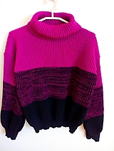 Mikiny - Pletený pulover - 16242480_