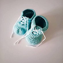 Detské topánky - Papučky šnurovacie  (Modrá) - 16243578_