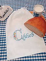 Úžitkový textil - Ľanové vrecko na chlieb - 16243060_