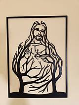 Obrazy - Drevený obraz na stenu - Ježiš - 16242753_