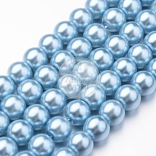 (6472) Sklenené perličky, 8 mm - 10 ks
