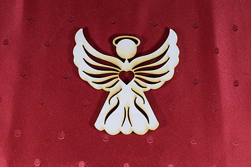 Dekorácie - Anjel drevený na ďalšiu tvorbu 2 - 16244868_