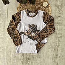 Detské oblečenie - Tričko Tiger - 16246190_