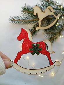 Dekorácie - Vianočný koník  (Konicek 5) - 16248146_