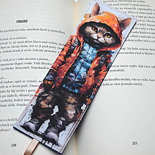 Papiernictvo - Záložka do knihy - Cool cat - 16247878_