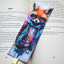 Papiernictvo - Záložka do knihy - Cool fox - 16247881_