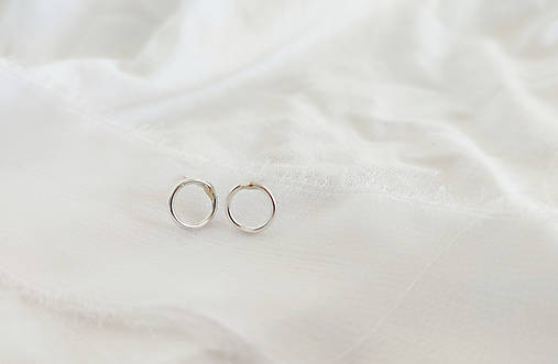 Náušnice - Kruhové náušnice - malé - 16248173_