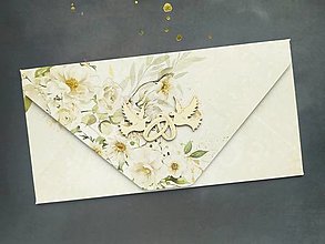 Papiernictvo - Svadobná obálka na peniaze (1) - 16247237_