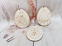 Dekorácie - Set drevených vajíčok - 16247365_