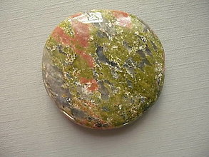 Minerály - Placka - unakit 45 mm, č.619w - 16248615_