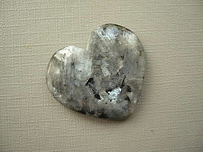 Minerály - Kabošon - larvikit 28 mm, č.16f - 16248783_