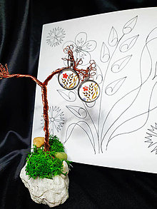 Náušnice - Vajnorský ornament 7 - sklenené náušnice - 16250510_