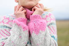 Svetre a kardigány - PRIADKA pletený sveter s nórskym vzorom - 16249768_