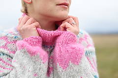 Svetre a kardigány - PRIADKA pletený sveter s nórskym vzorom - 16249770_