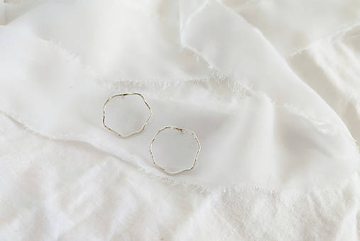 Náušnice - Veľké tepané náušnice - 16251926_