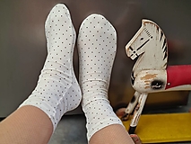 Ponožky, pančuchy, obuv - designové ponožky s bambusem "SALT & PEPPER" No.2 - 16253628_
