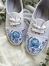 Ponožky, pančuchy, obuv - ♥ Ručne maľované tenisky ♥ - 16252608_