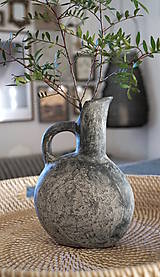 Nádoby - Dekoračný keramický džbán - 16253807_