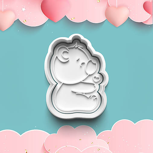 Príbory, varešky, pomôcky - Valentín – Vykrajovačky s pečiatkou 504 (Valentín – Vykrajovátko s pečiatkou 0504-3) - 16251356_